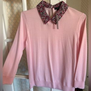 NWT J. Crew Liberty Collar Tippi Sweater Large